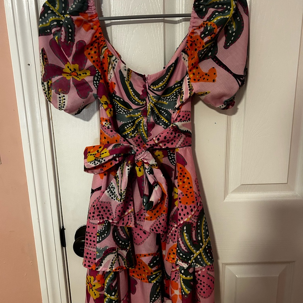 GC Floral Puff Sleeve Dress - Picture 3 of 3